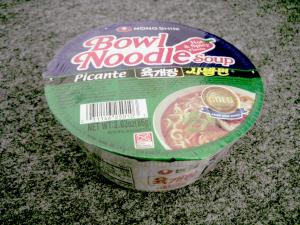 Nong Shim - Bowl Noodle Soup - Picante Hot & Spicy Flavor